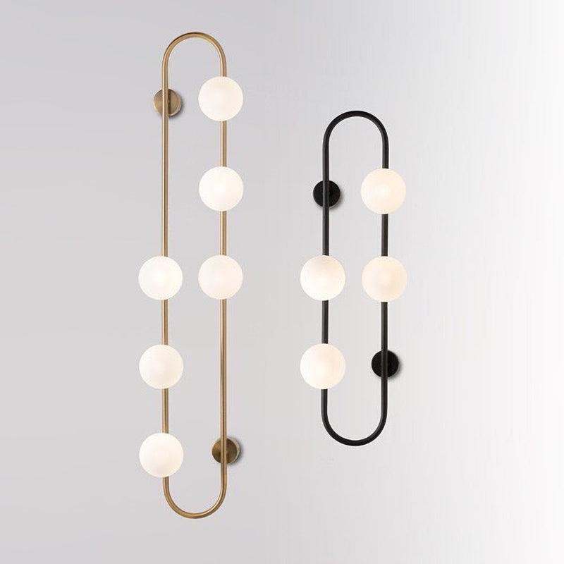 Nordic Modern Geometric Glass Globe Wall Lamp M489