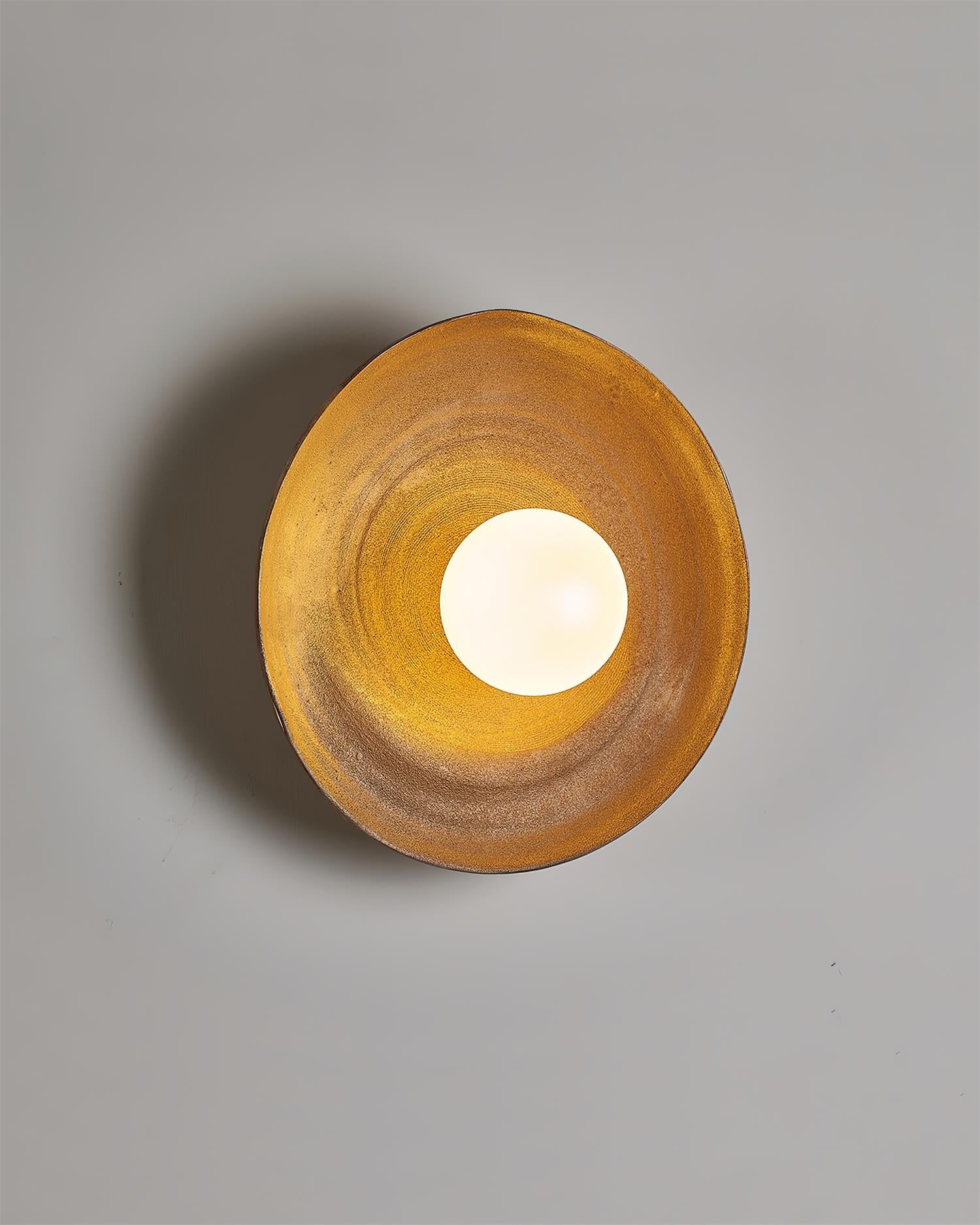 Retro Irregular Round Wall Lamp M205