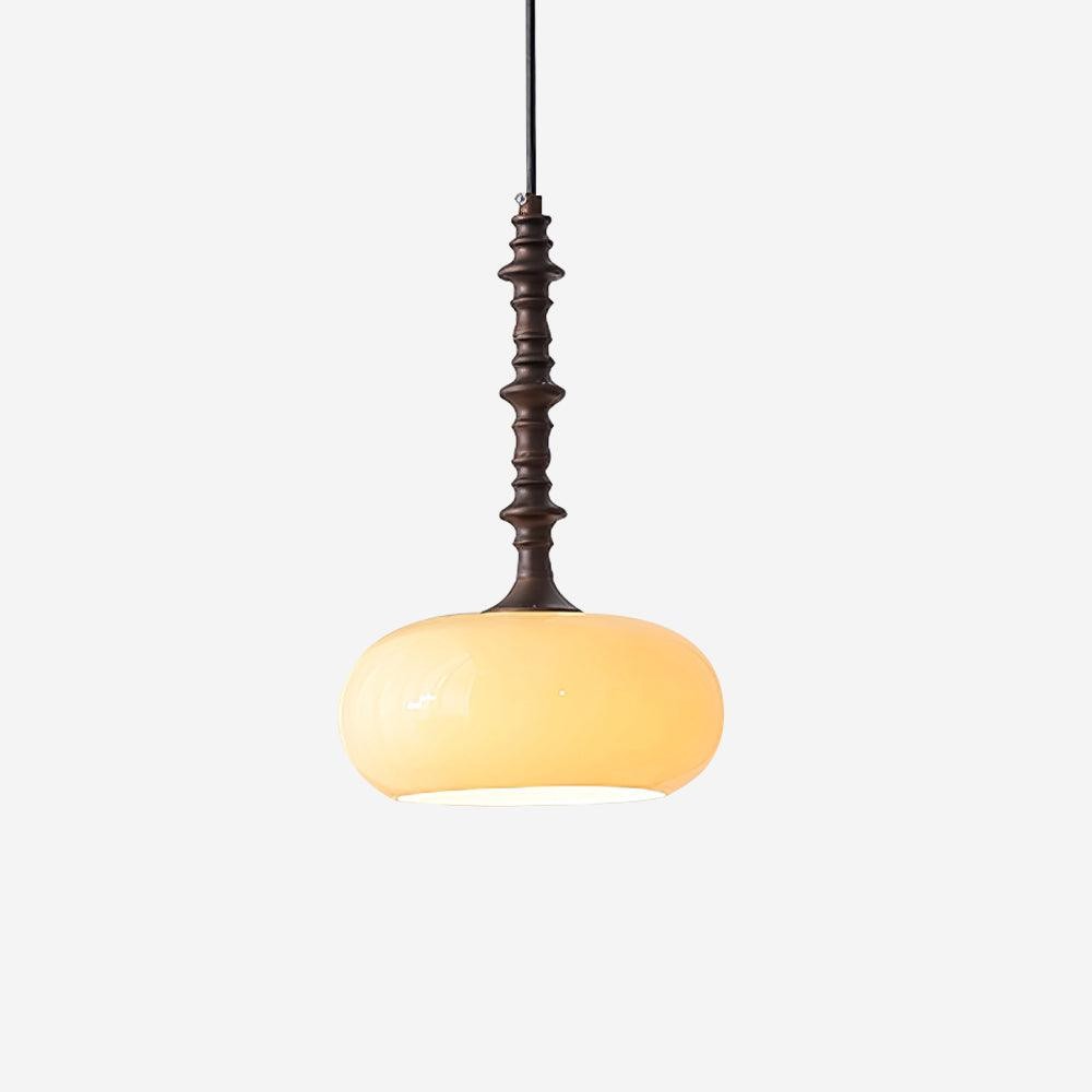 Modern Simple Cream Smooth Small Pendant Lamp M265