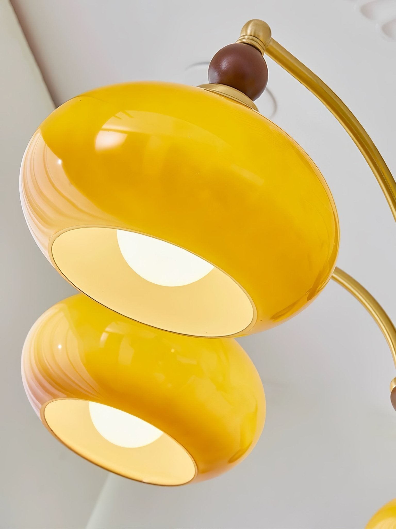 Vintage Multihead Persimmon Chandelier M431