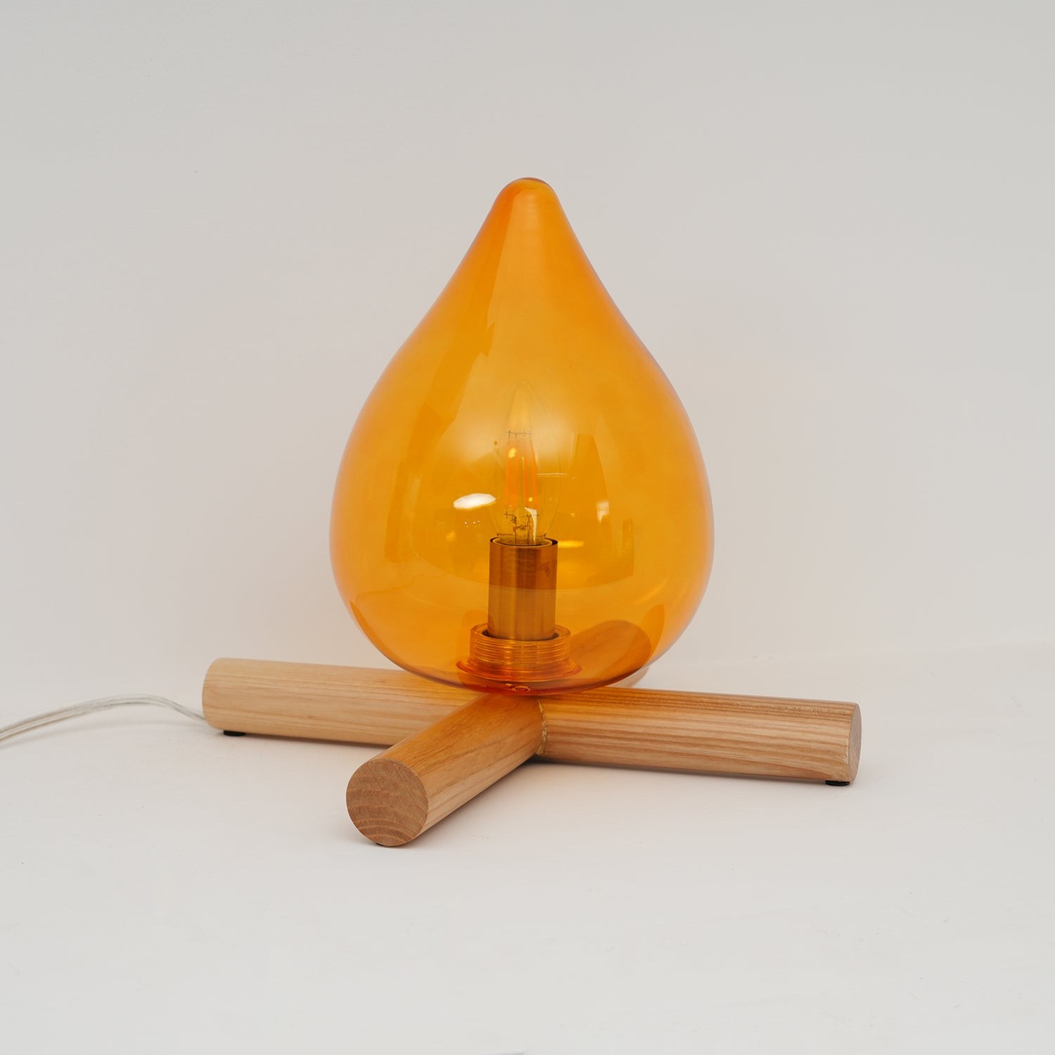 Funny Fire Shape Small Flame Table Lamp M155