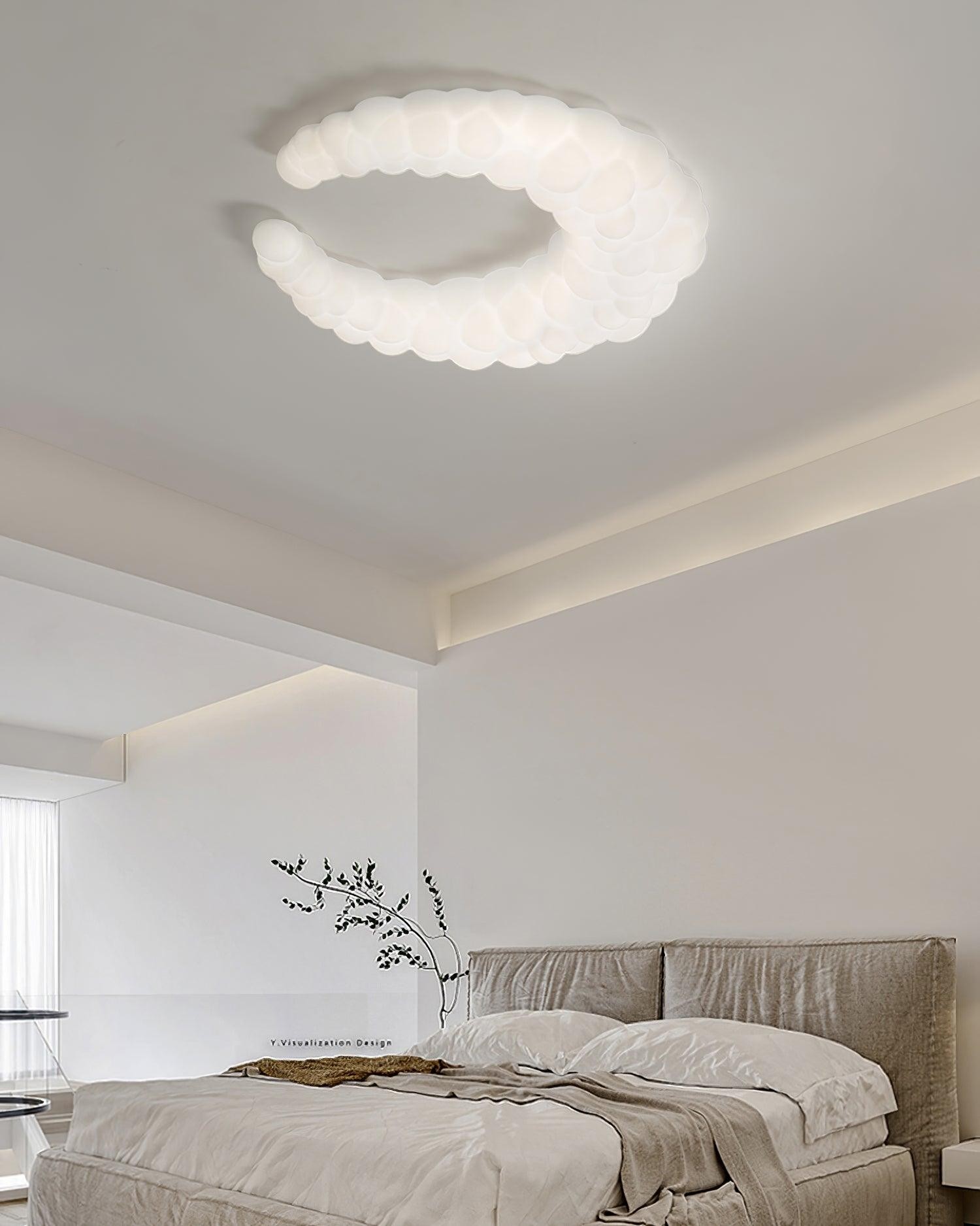 Cream Style Moon Ceiling Lamp M580