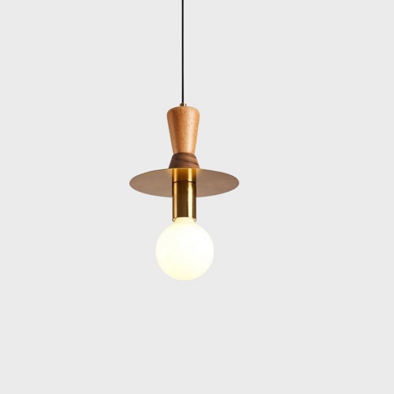Creative Color Block Wooden Pendant Light S166