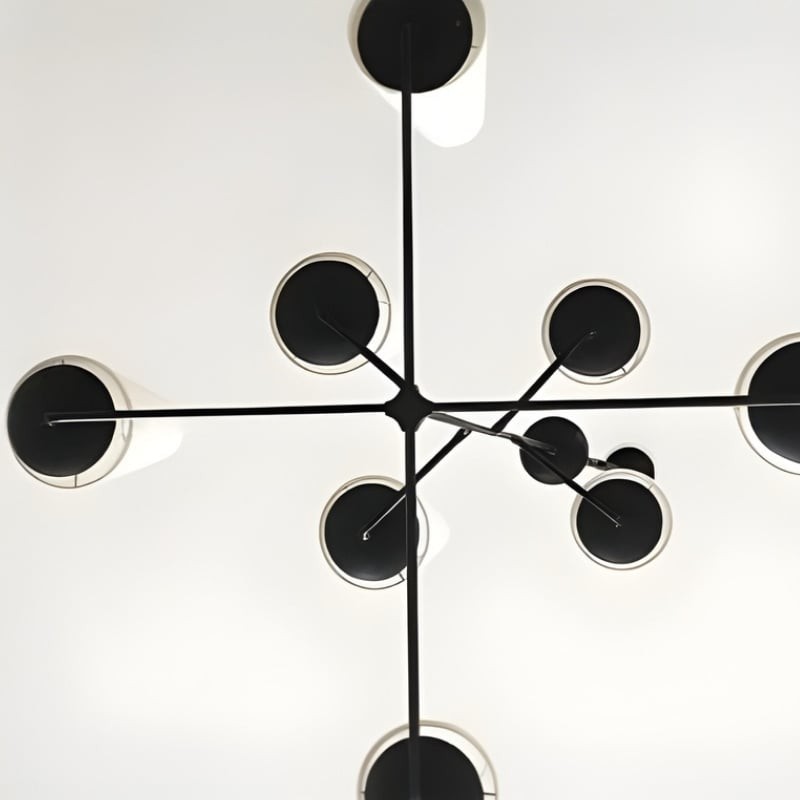 VertiFount Architectural Vertical Chandelier with Multi Light Structure for Open Interiors T566