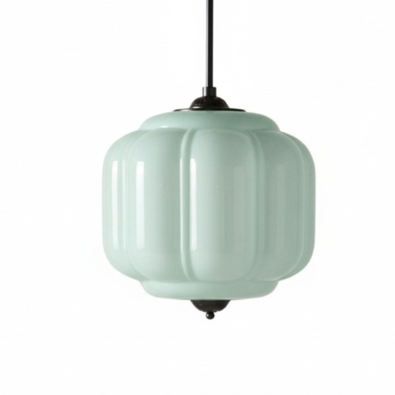 Vintage Cream Glass Pendant Light – Eloise Retro Chandelier S195