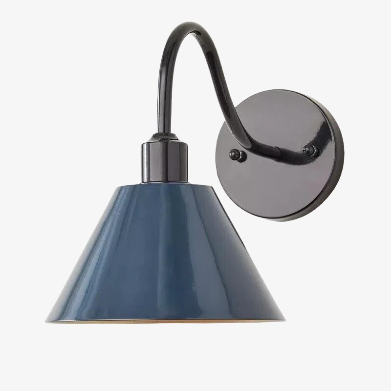 Narix Tapered Metal Wall Sconce - Clean Industrial Design in Contemporary Style for Bedroom T543