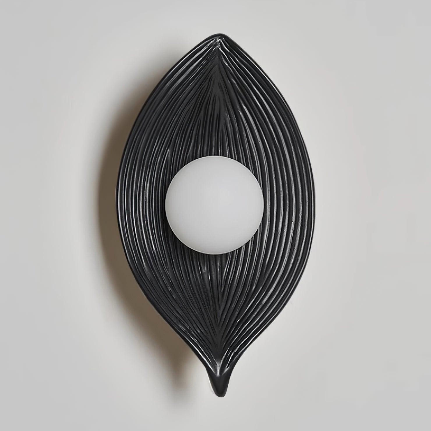 Contemporary Nordic Leaf Resin Wall Light M369