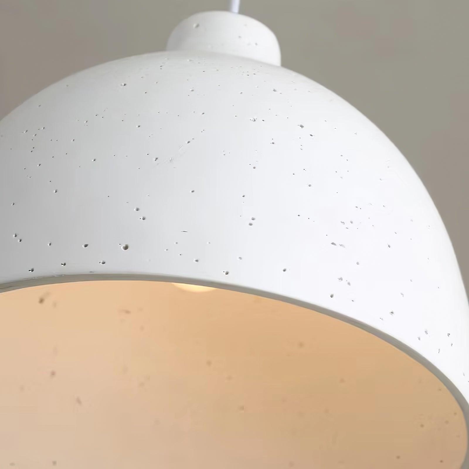 Modern Minimalist Industrial Resin Bowl LED Pendant Light M433