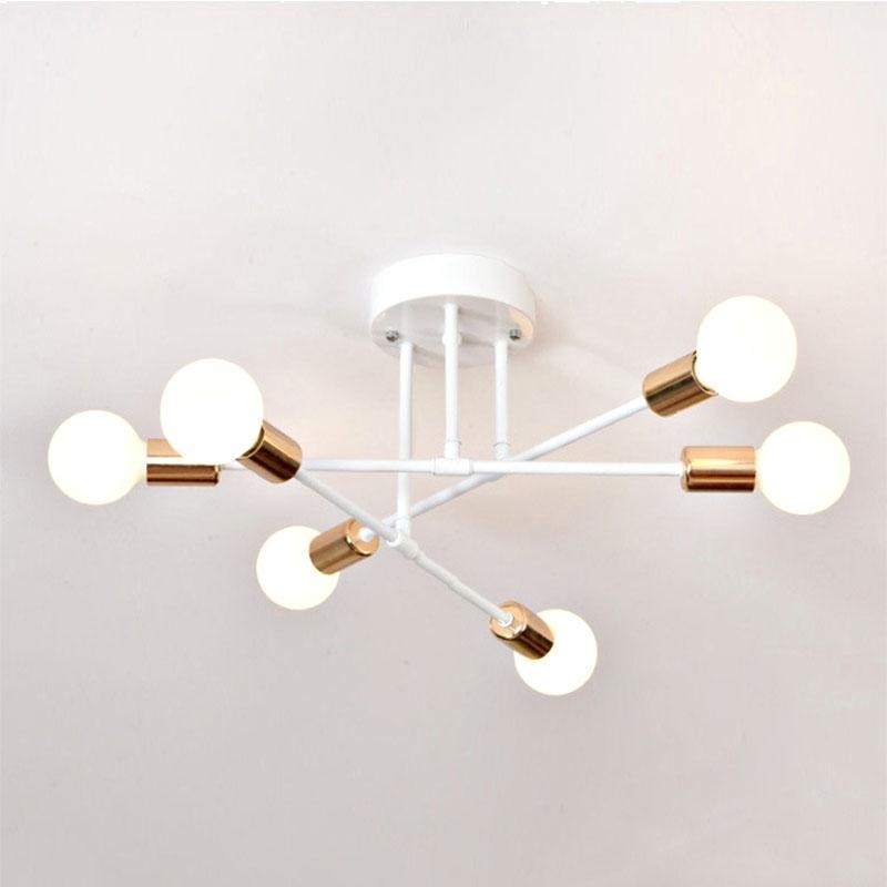 Smuxi 6/8 Head LED Industrial Iron Ceiling Light