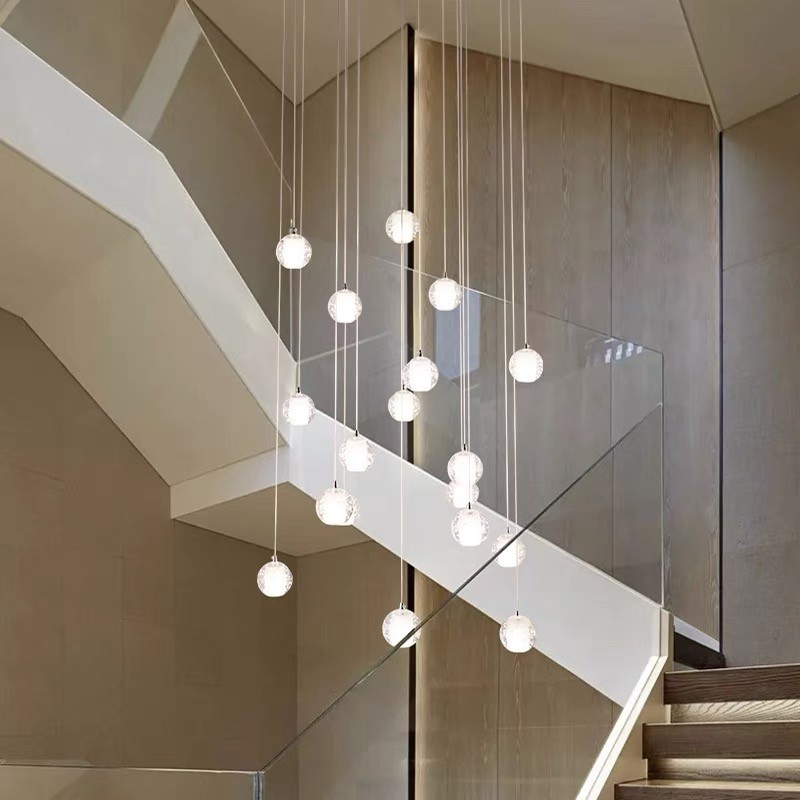 Crystal Ball Pendant Light For Living Room