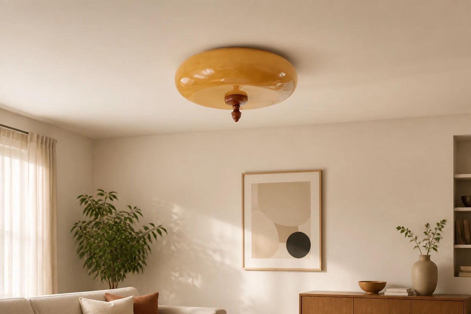 Lampa sufitowa Honeydrift D295 w stylu lifestylowym