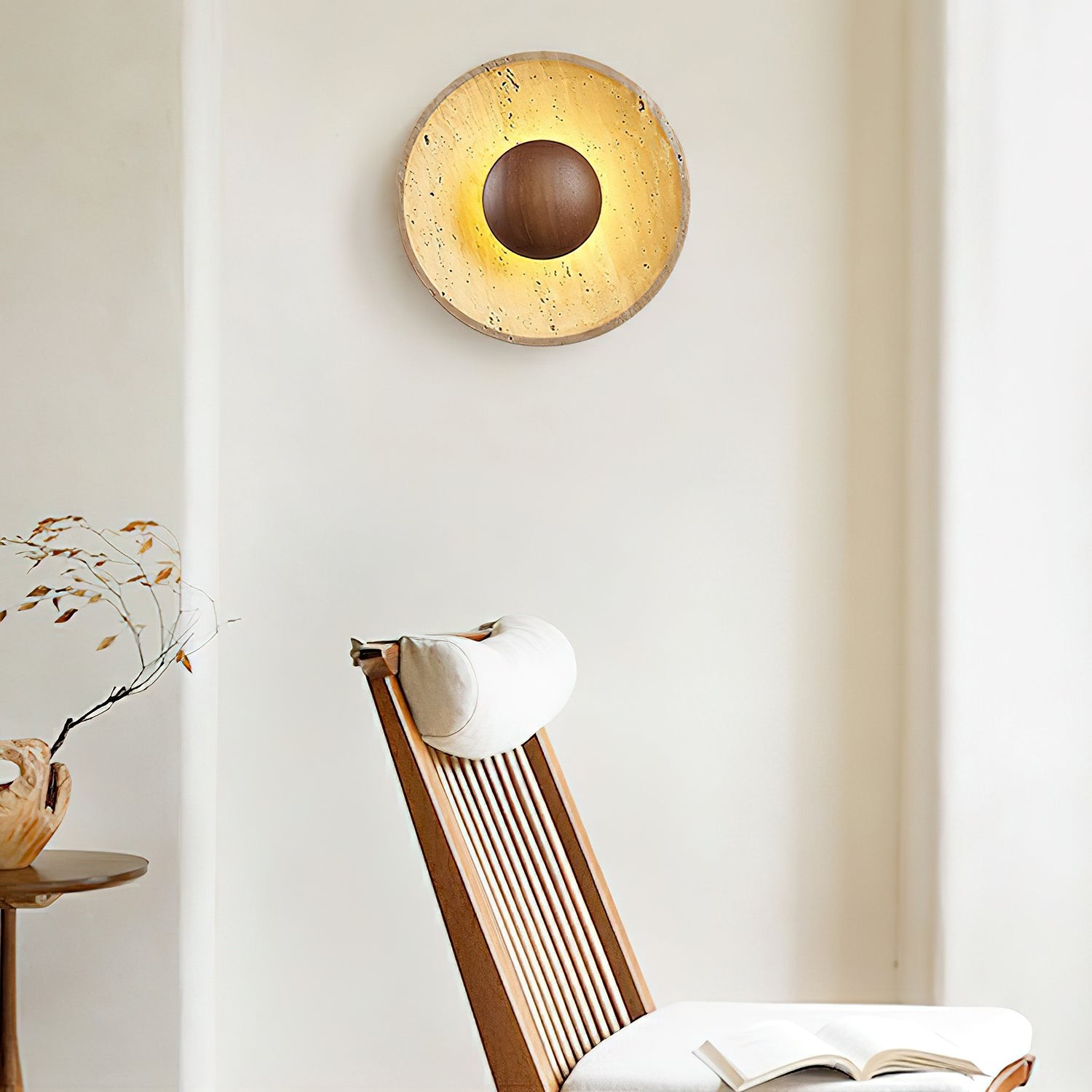 Artistic Stone Brown Wall Light M554