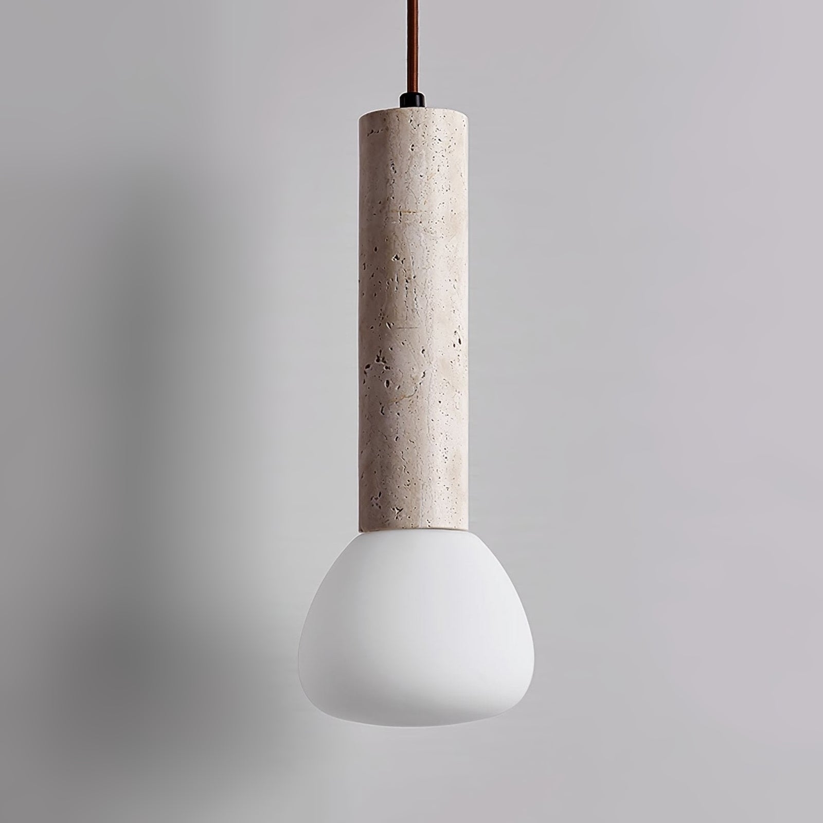 Elegant Travertine Cream Style Pendant Light D920