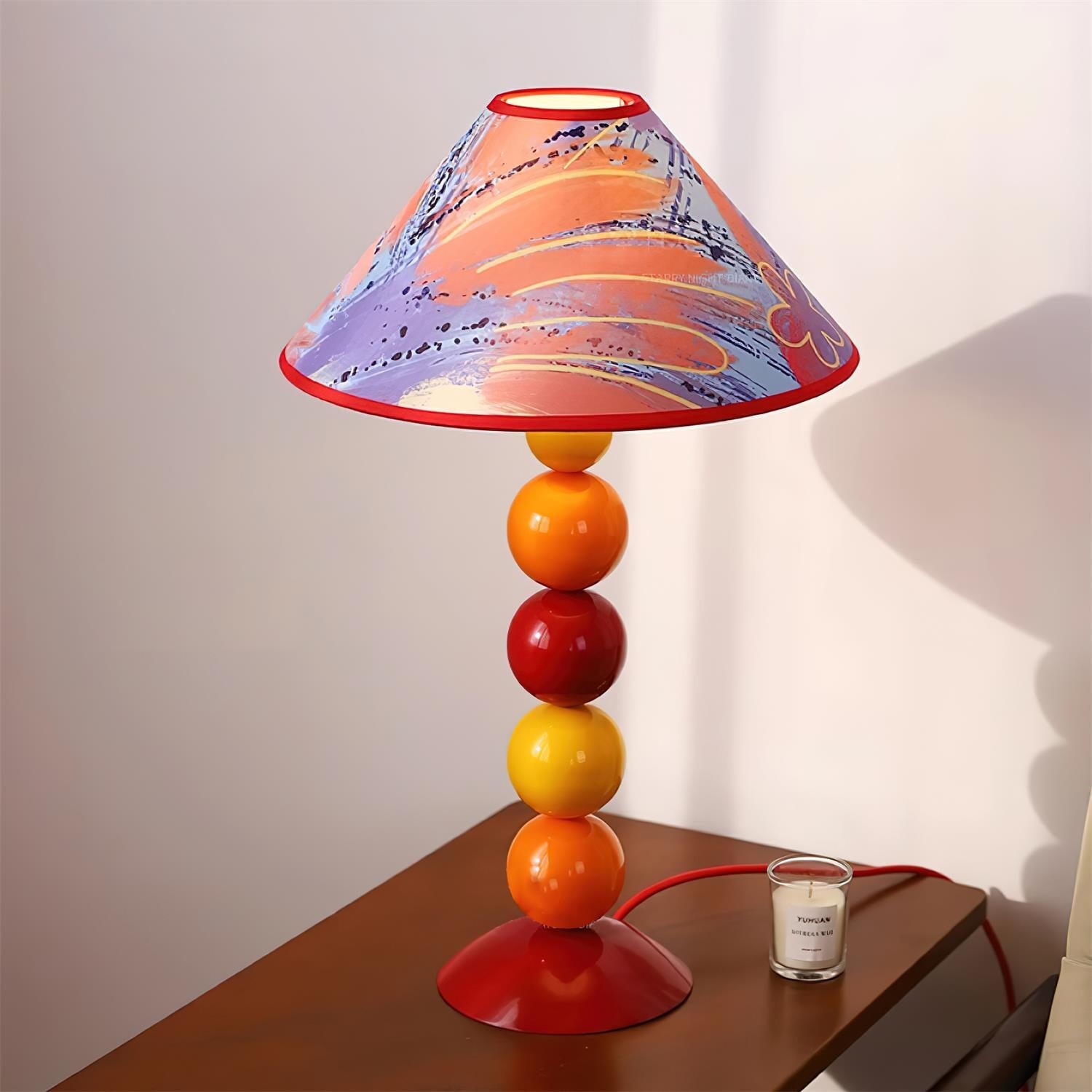 Retro Coloful Stacking Ball Table Lamp M329