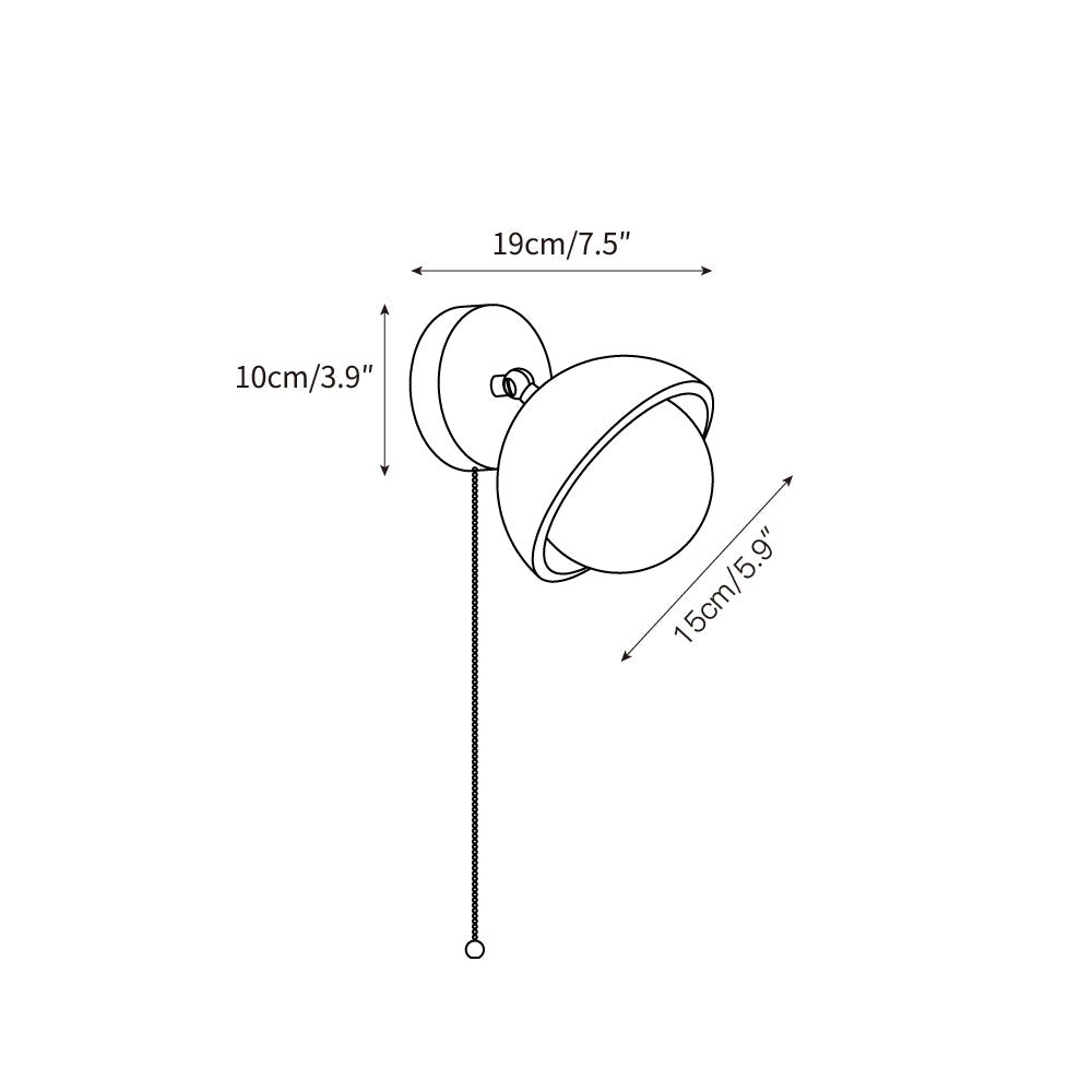 Ollina Travertine Wall Lamp D684