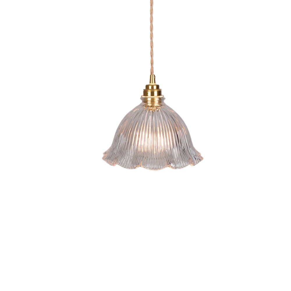 Nordic Retro Flower Glass Pendant Lamp S44