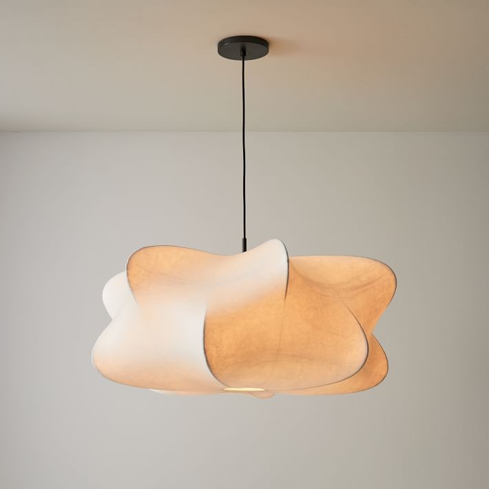 Havion Minimalist Pendant Lamp with Polymer Shade – Adjustable Height for Dining Rooms T065