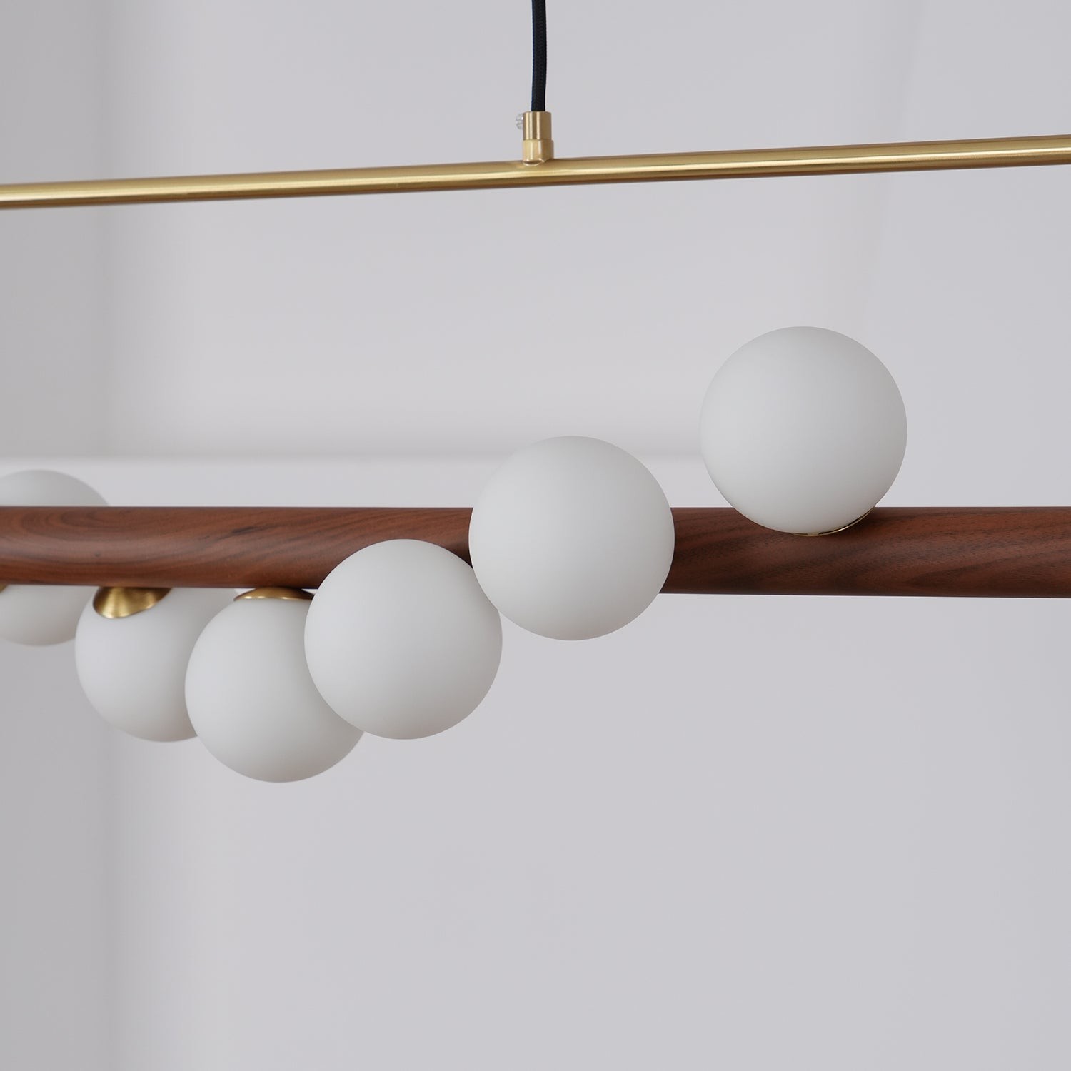 Modern Walnut Simple Chandelier M132