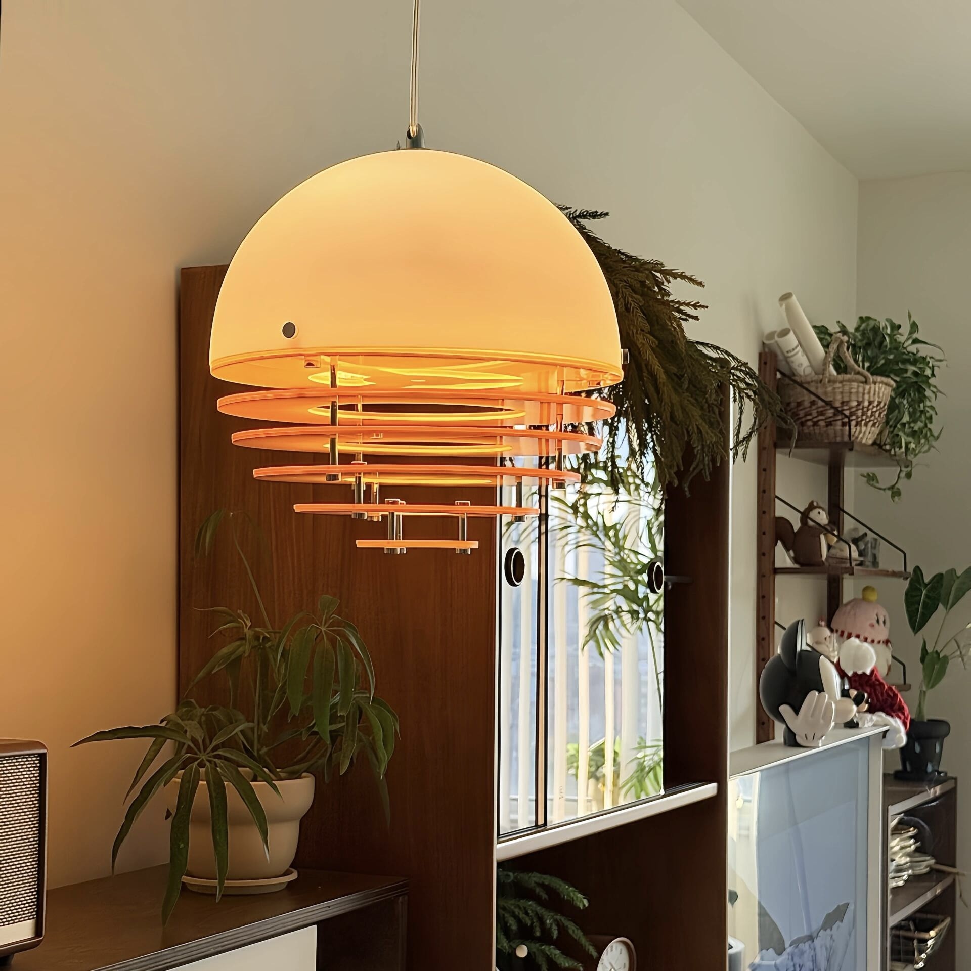 Bauhaus Sunset Ambient Pendant Lamp - Glass Acrylic Pendant Lamp S192