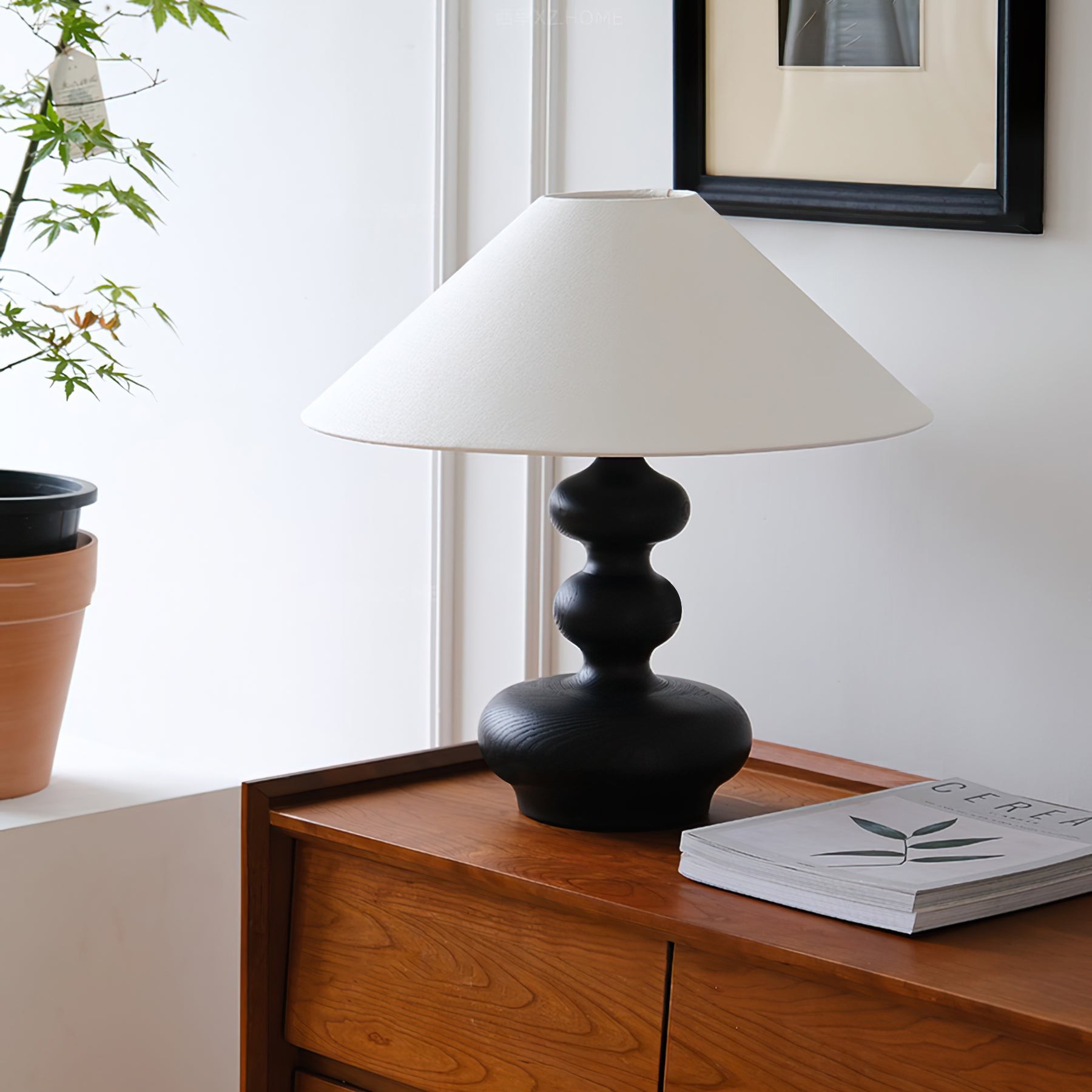 Nordic Retro Solid Wood Table Lamp M161