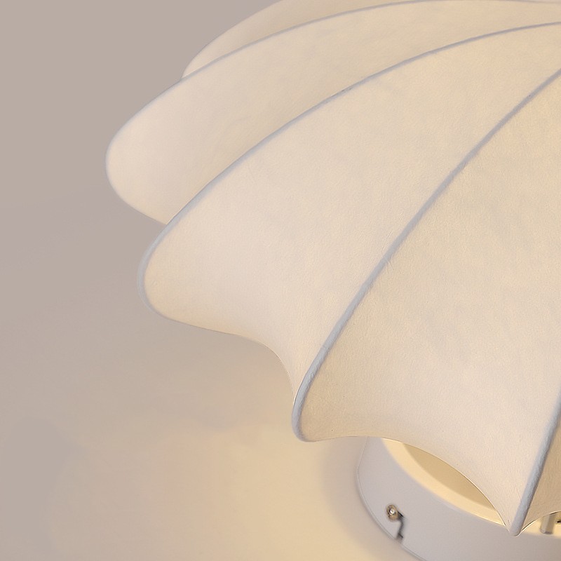 Japanese Style Wabi-Sabi Style Silk Ceiling Lamp S57