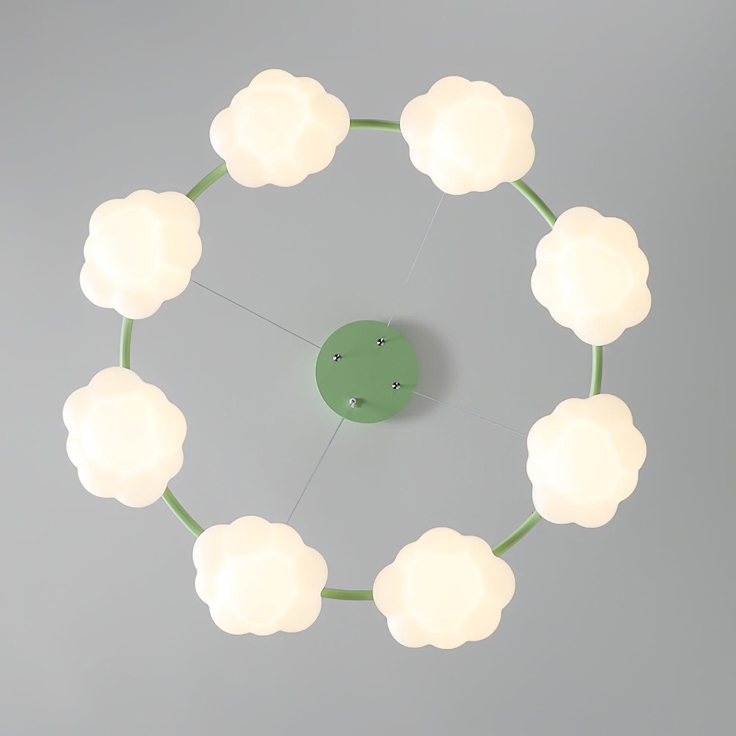 Cream Style Creative Personality Clouds Chandelier M322
