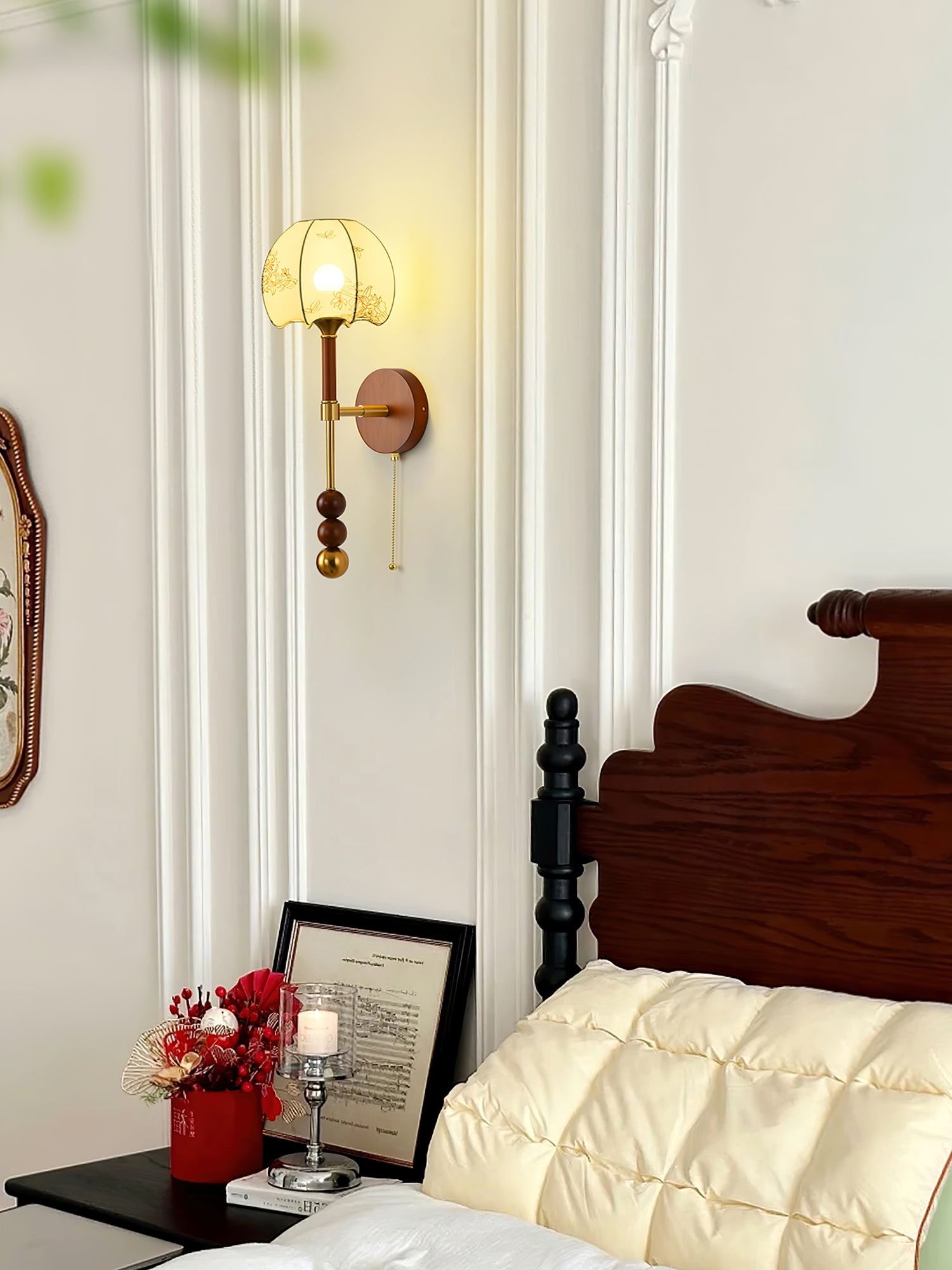 Retro Solid Wood Series Wall Lamp M523