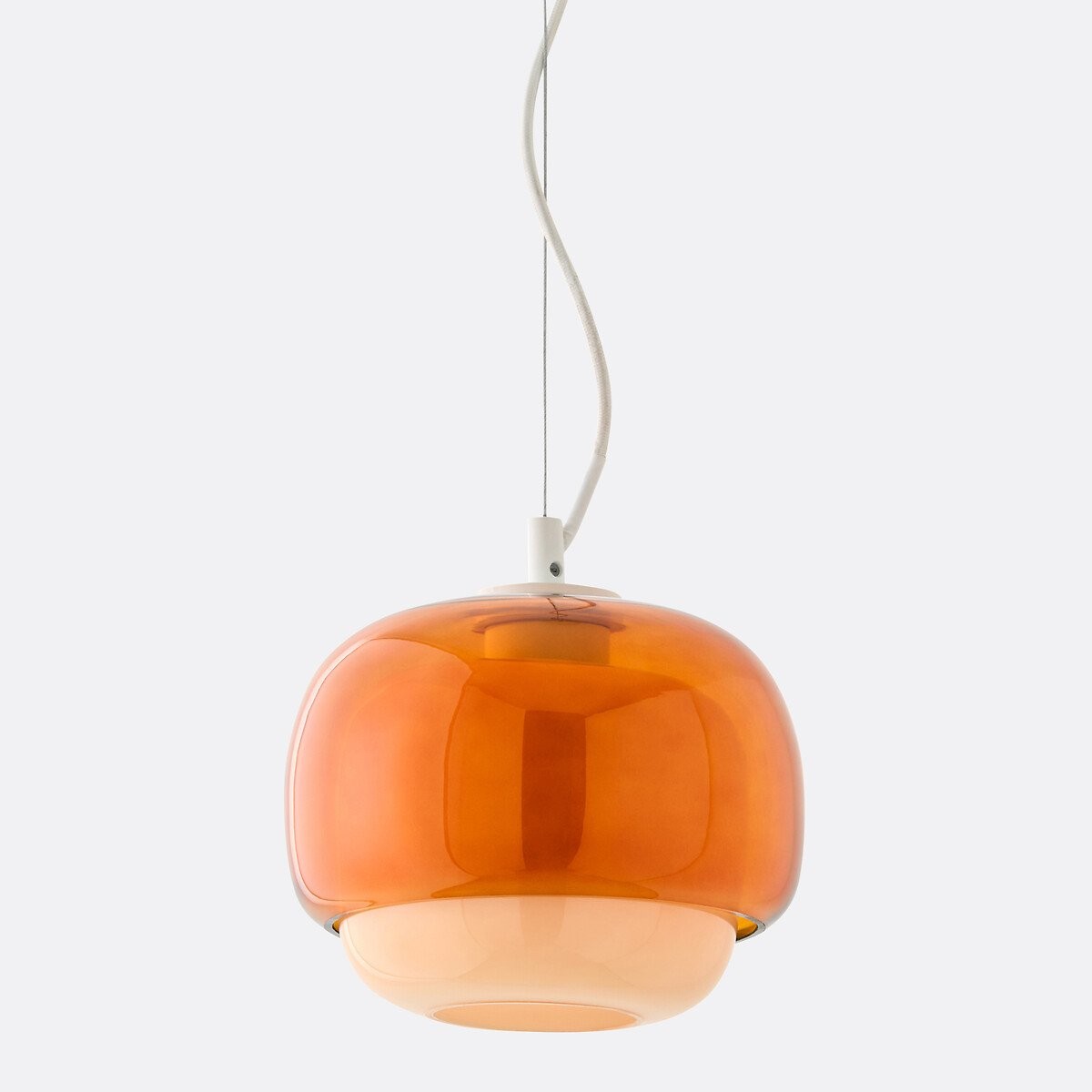 Clinco Modern Mushroom Pendant Light - Colored Glass Hanging Light T418