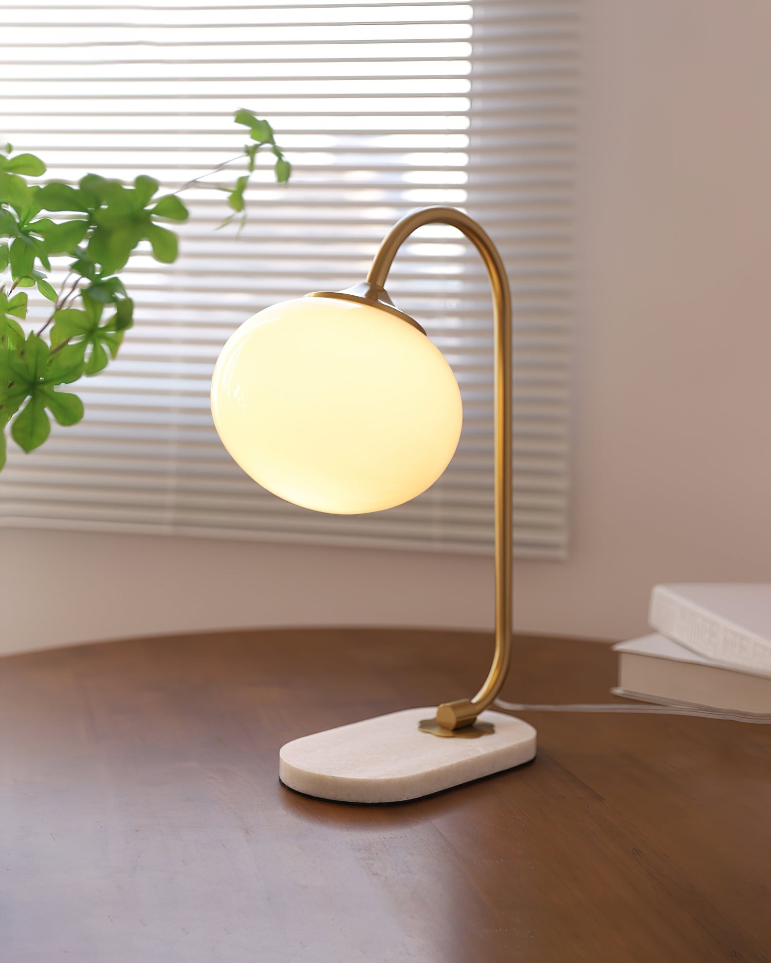Nordic Mushroom Glass Bedside Table Lamp M335