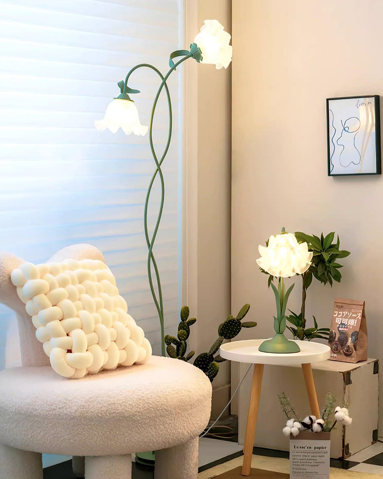 Creative Multi-Head Winding Flower Shape Floor Lamp M175