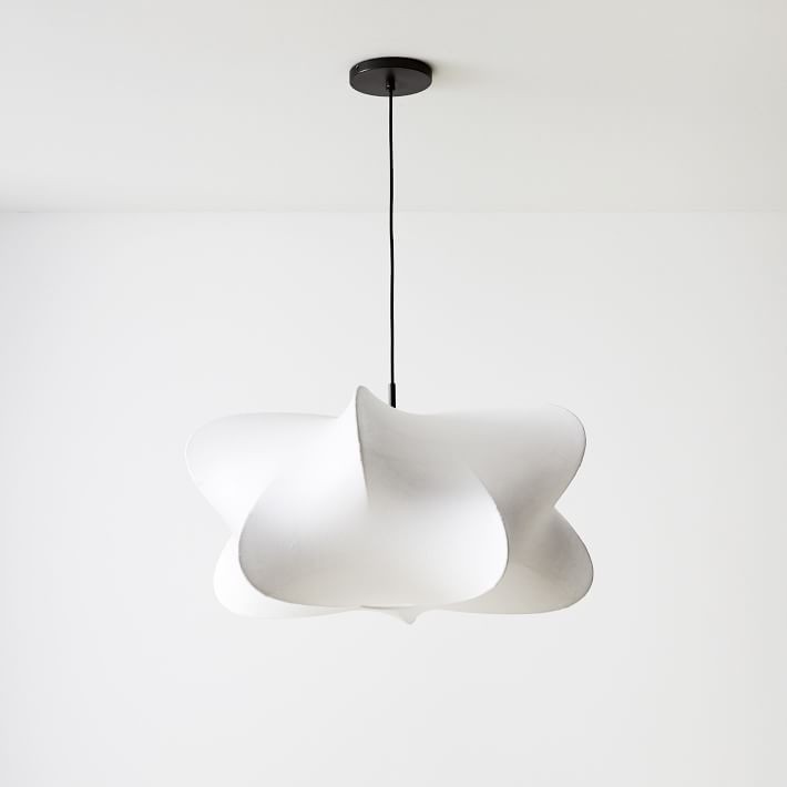 Havion Minimalist Pendant Lamp with Polymer Shade – Adjustable Height for Dining Rooms T065