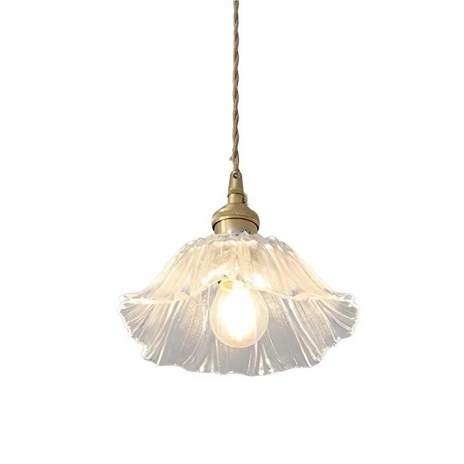Tiffany Lotus Glass Pendant Light S55