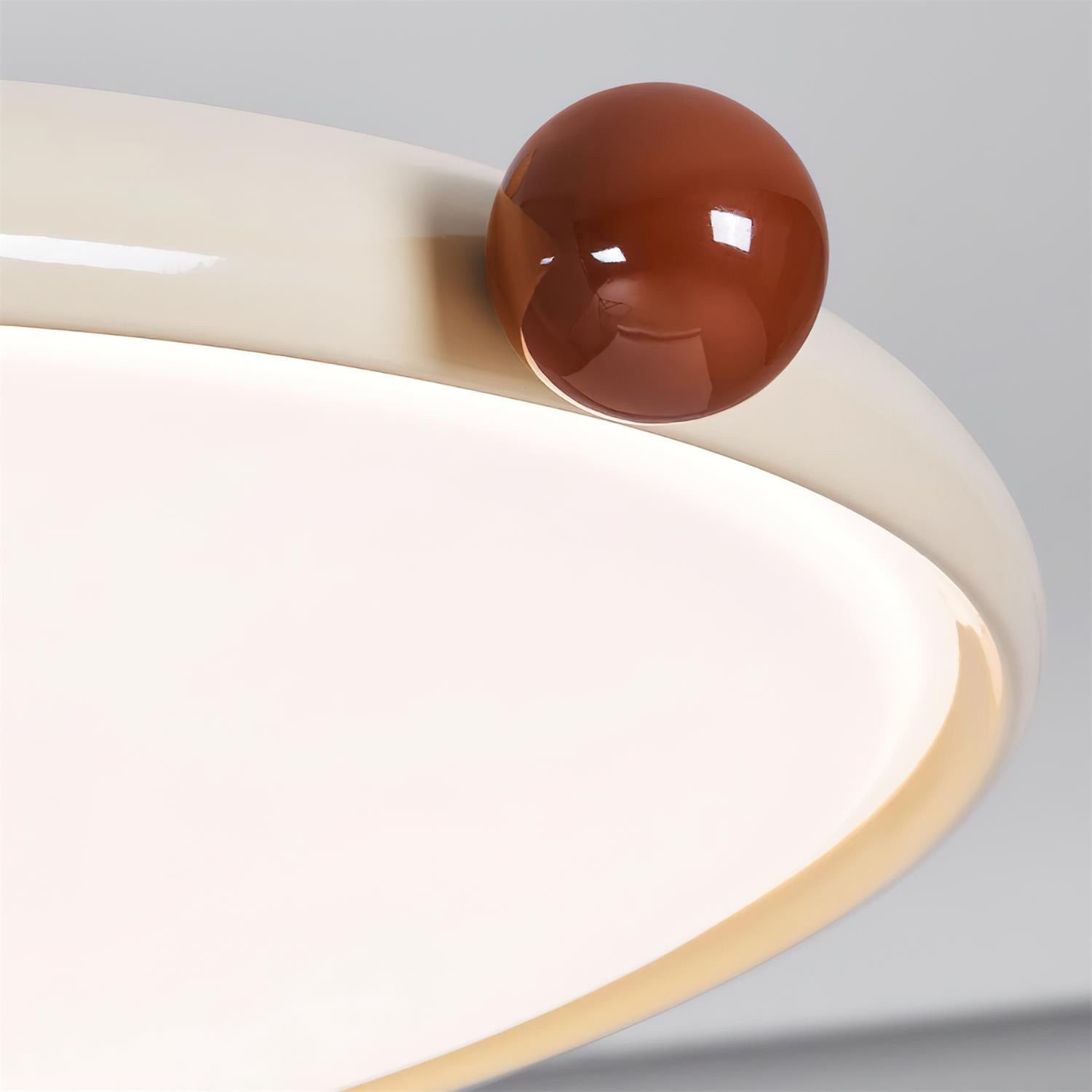 French Style Retro Round Flying Disc Ceiling Lamp M235