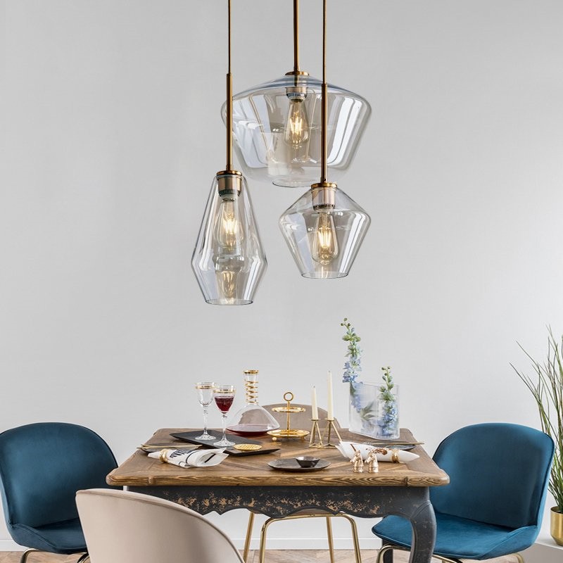 Retro Arclinea Glass Pendant Light For Living Room