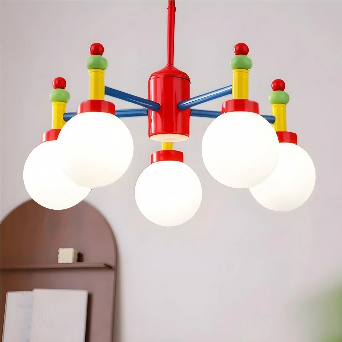Art Decor Macaron Chandelier For Children's Room S49