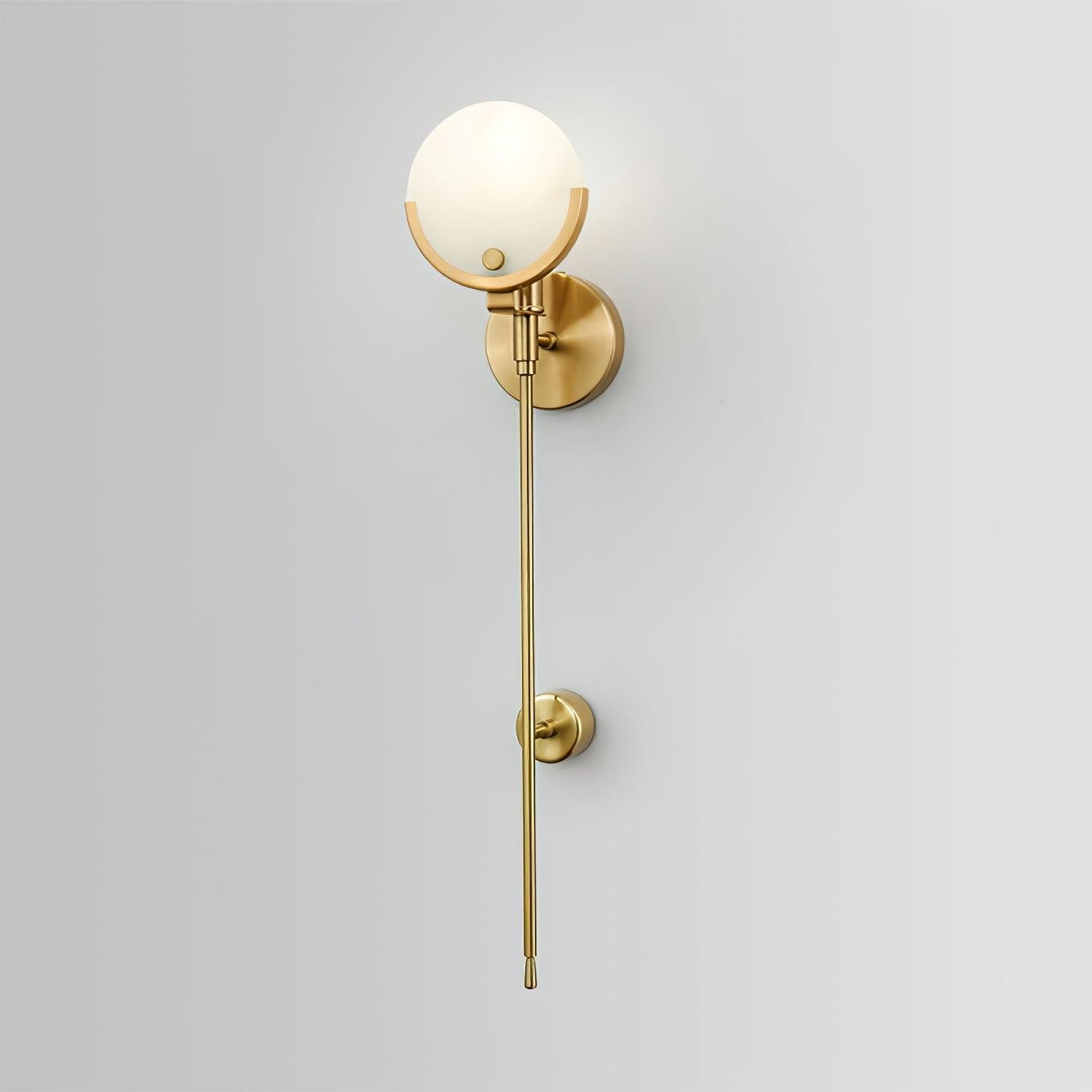Metal Brass Spherical Bedroom Wall Lamp M88
