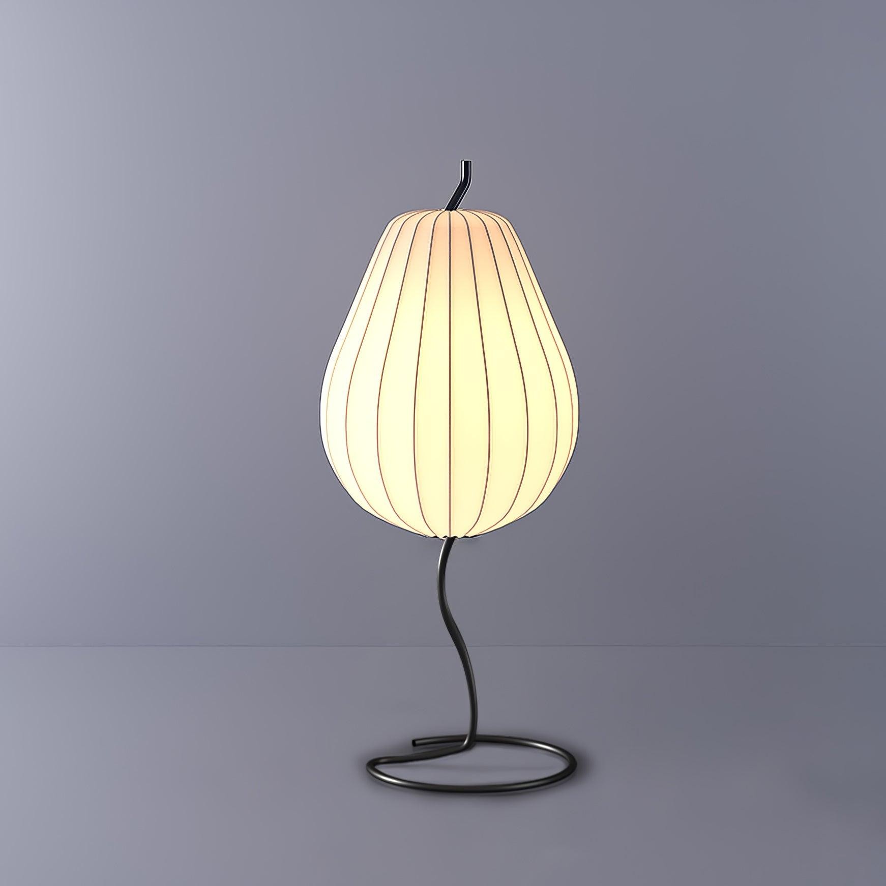 Pear-shaped Shite Floor Lamp Suitable For Living Room M35