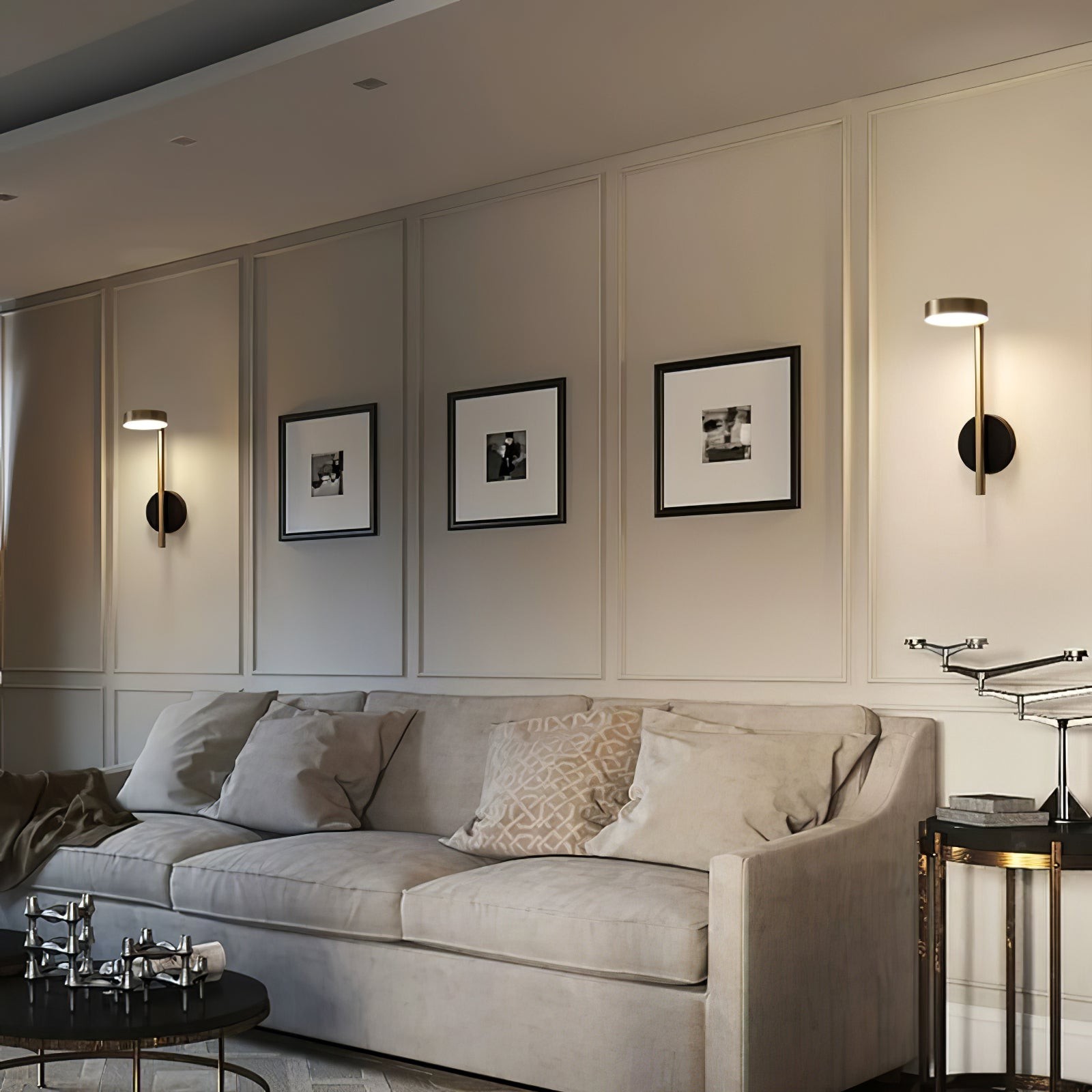 Italian Simple Round Metal Wall Lamp M72