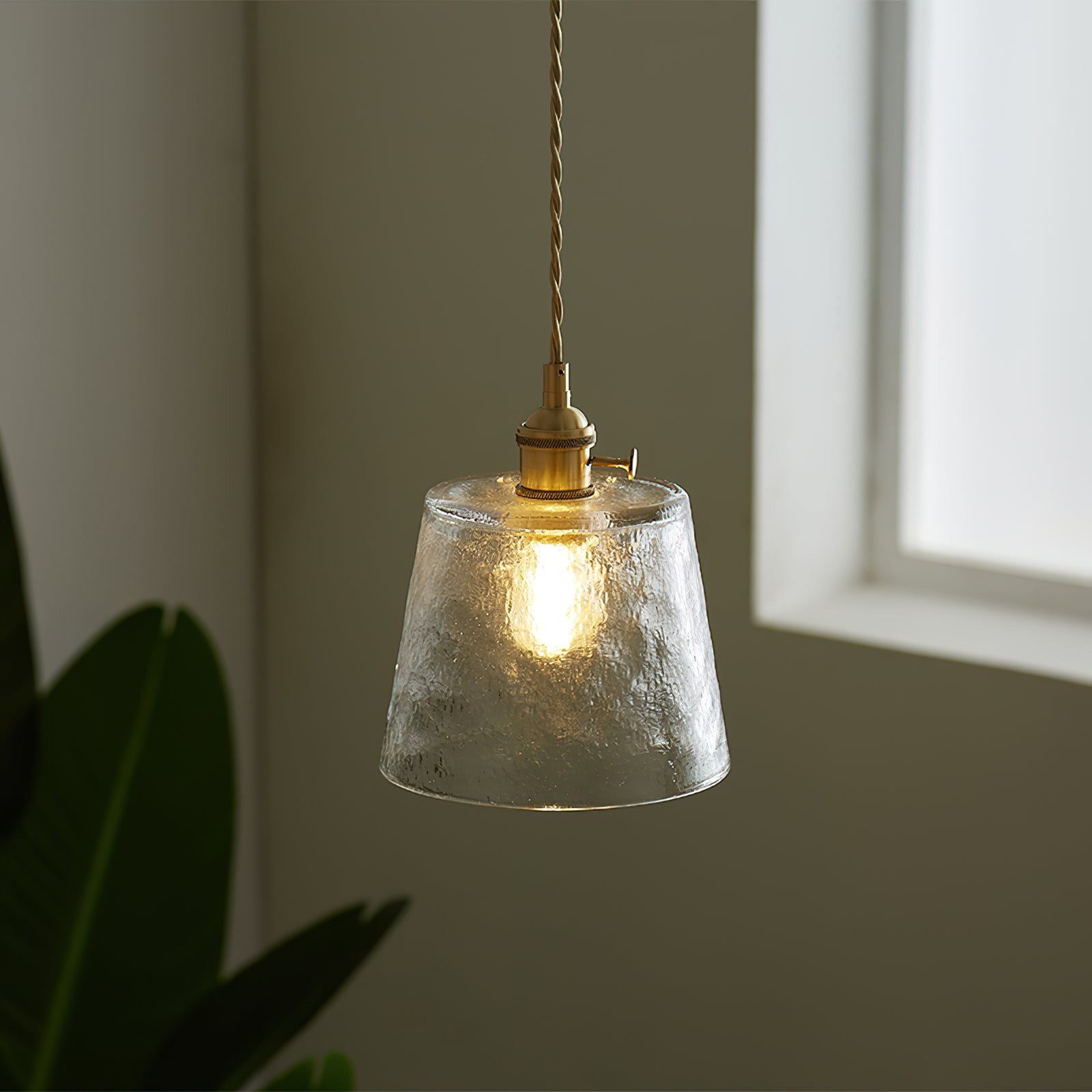 Retro Small Cup Glass Pendant Lamp M276