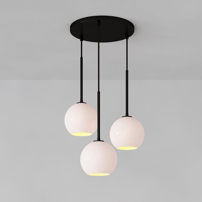 Selvion Minimalist Crystal Chandelier - Handcrafted Glass Sculptural Lighting Fixture T150