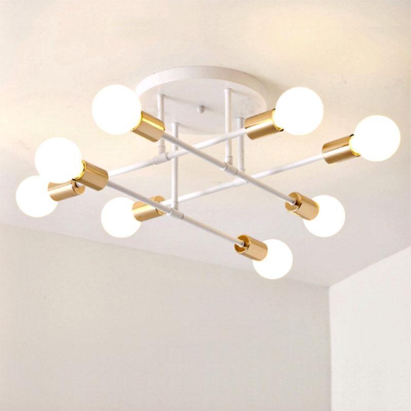 Smuxi 6/8 Head LED Industrial Iron Ceiling Light
