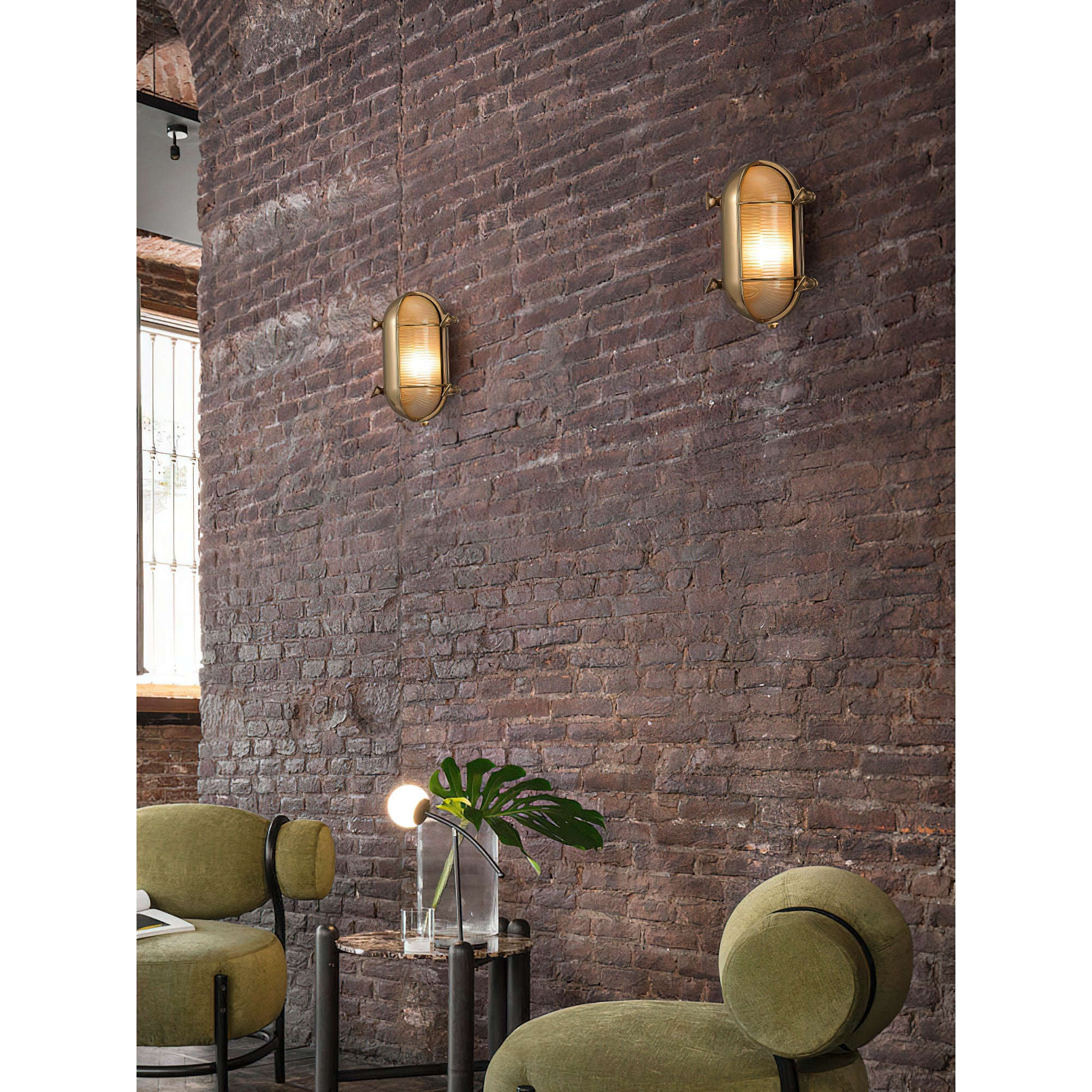 Fremantle Brass Bunker Sconce D636
