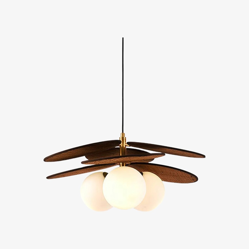 Orrise Artistic Layered Petal Pendant Light - Natural Inspired Lamp for Entryway and Bedroom T521