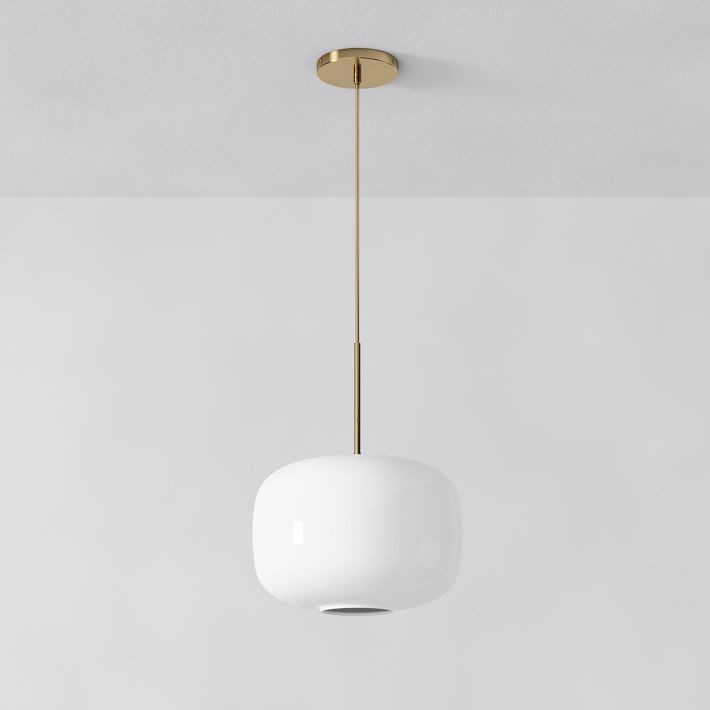 Lumivelle Pebble Pendant Light - Adjustable Glass Shade - Modern Lighting T243