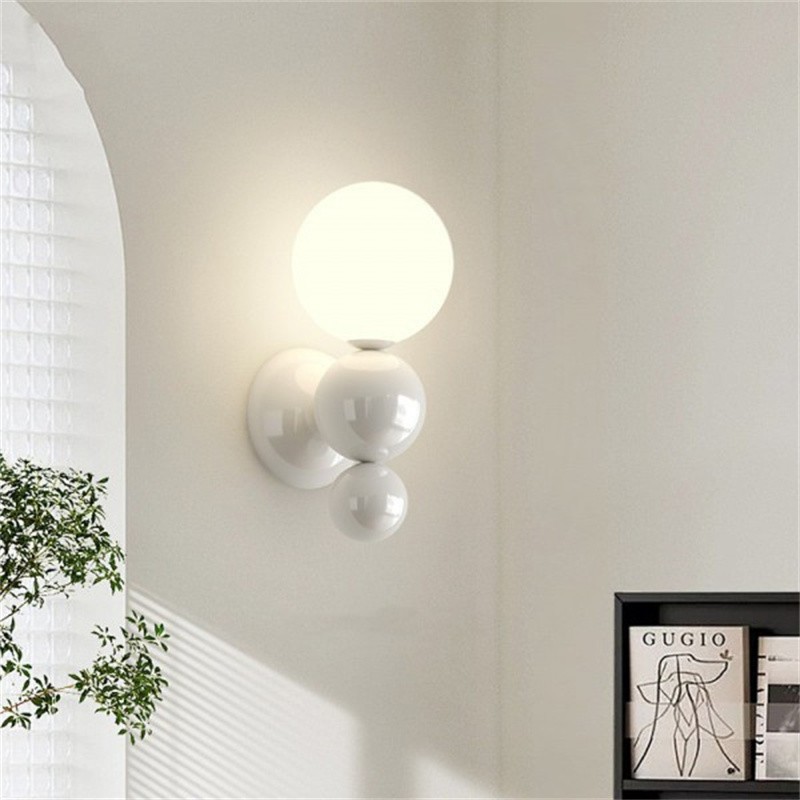 Colorful Globe Bubble Metal Wall Sconce S149