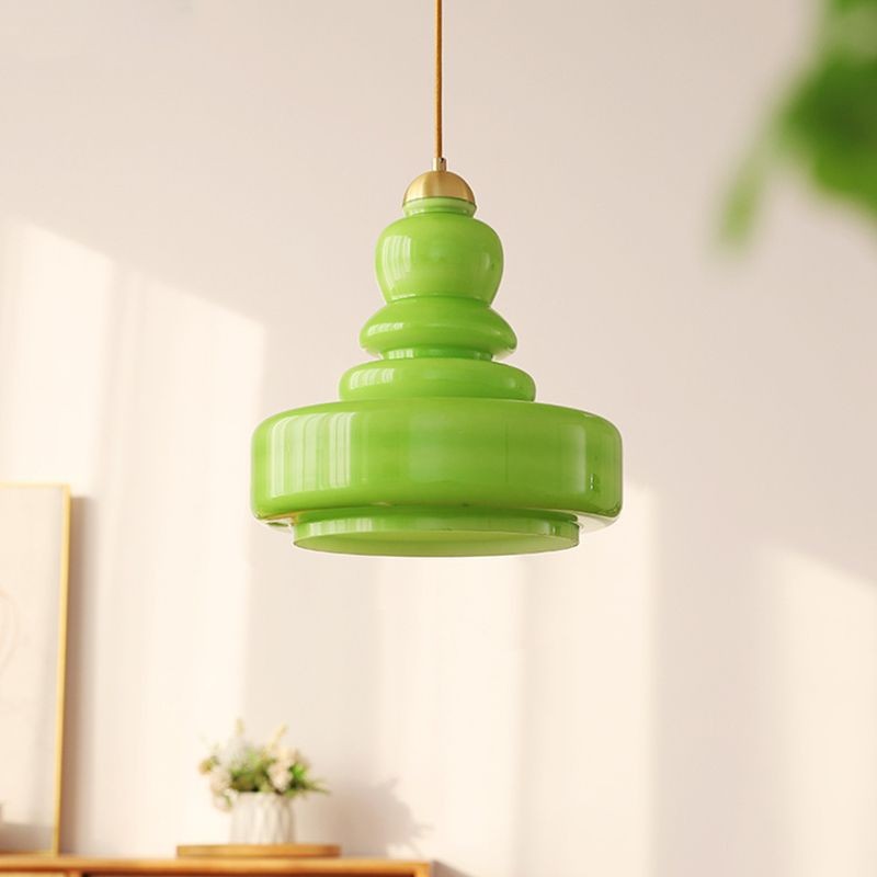 Bauhaus Vintage Gourd Glass Pendant Lamp S125