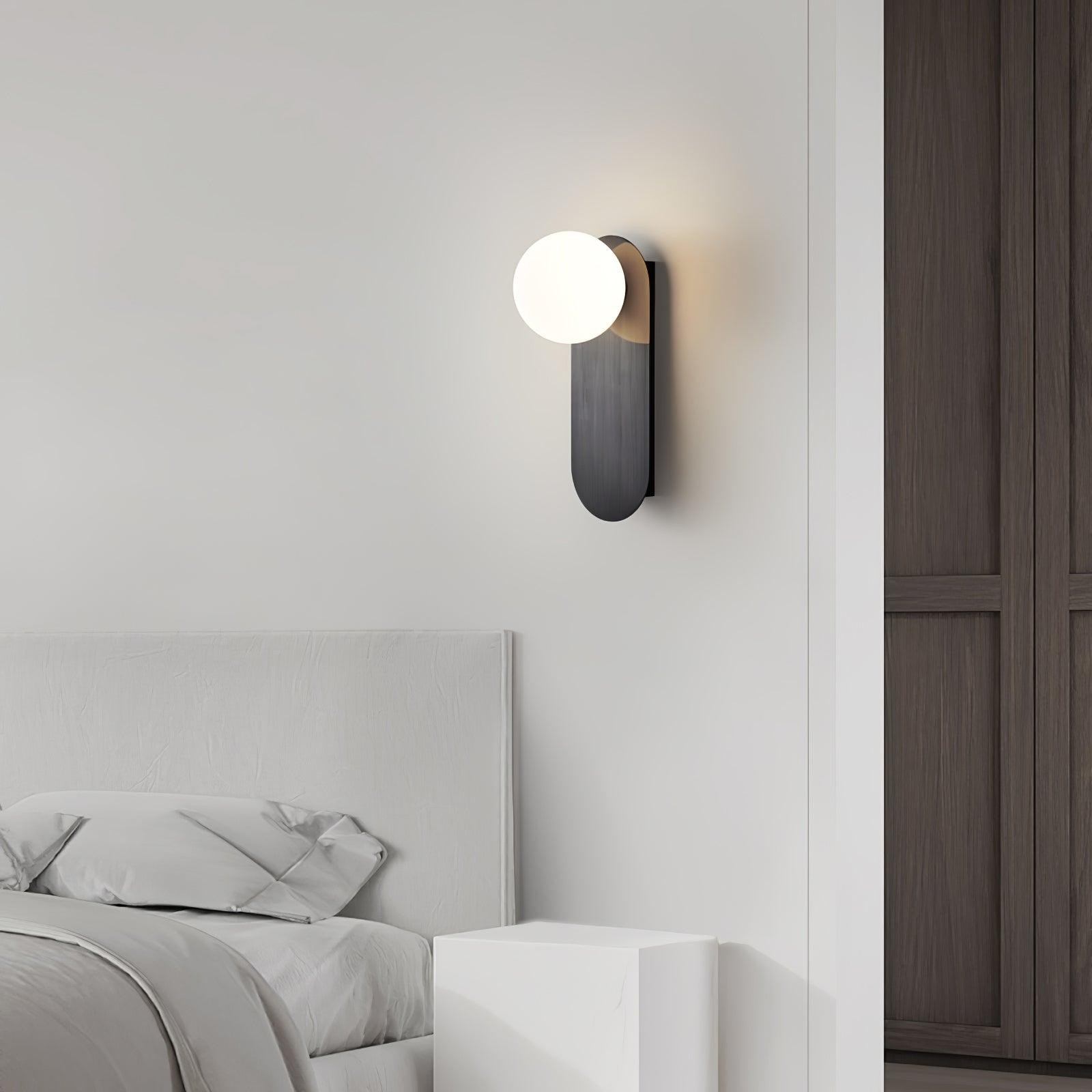 Modern Glass Base Sconce M381