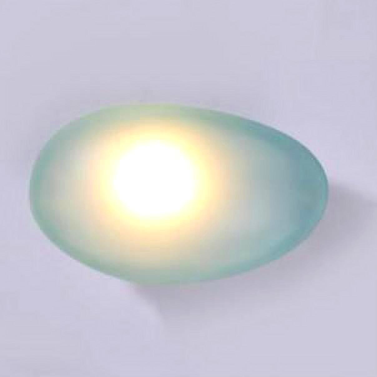 Pebble Glass Wall Lamp for Bedroom
