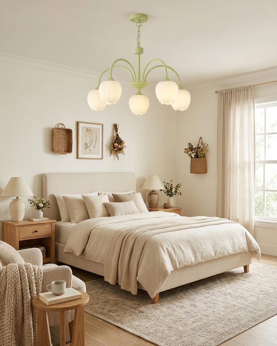 Tulip Matcha Chandelier D364