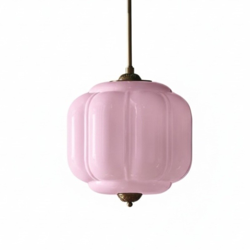 Vintage Cream Glass Pendant Light – Eloise Retro Chandelier S195